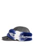 Figure View - Click To Enlarge - MAISON MICHEL - Tie dye rabbit fur baseball cap