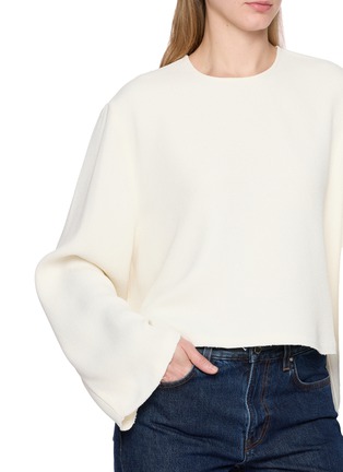  - TOTEME - Cropped Sablé Blouse