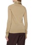 Back View - Click To Enlarge - TOTEME - Crossover Neck Wool Knit Top