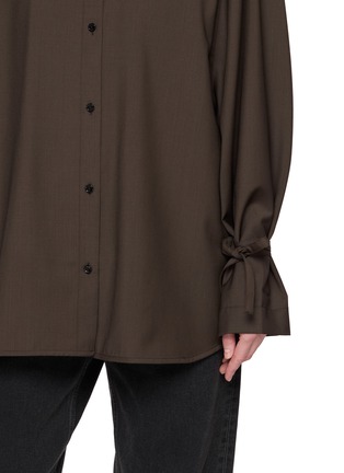  - TOTEME - Tie-Cuff Wool Shirt