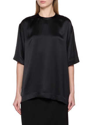 Main View - Click To Enlarge - TOTEME - Satin Tee