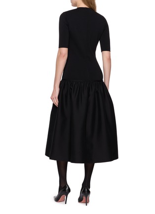 Back View - Click To Enlarge - TOTEME - Twinflower Tee Dress