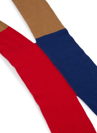 Detail View - Click To Enlarge - JW ANDERSON - Four-Way Fastened Knit Scarf