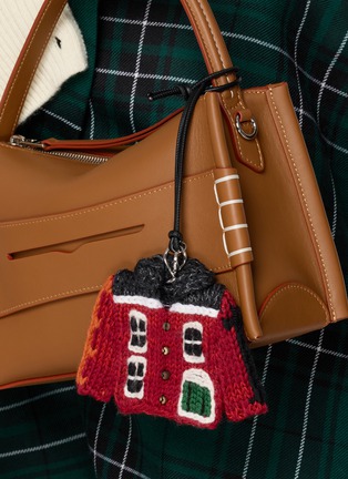 Front View - Click To Enlarge - JW ANDERSON - House Cardigan Wool Cotton Knit Charm