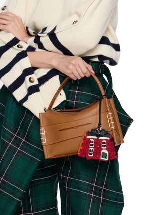 Figure View - Click To Enlarge - JW ANDERSON - House Cardigan Wool Cotton Knit Charm