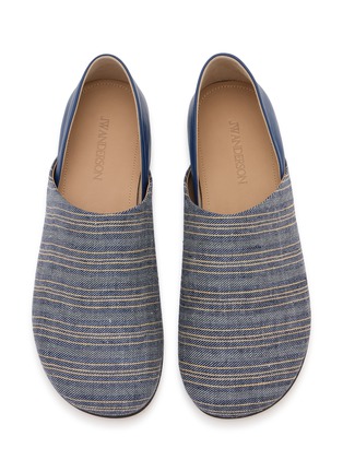 Detail View - Click To Enlarge - JW ANDERSON - Babouche Printed Linen Slipper Mules