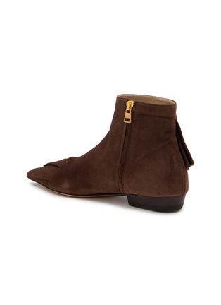  - JW ANDERSON - Ruffle Suede Ankle Boots