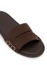 Detail View - Click To Enlarge - JW ANDERSON - Loafer Suede Slides