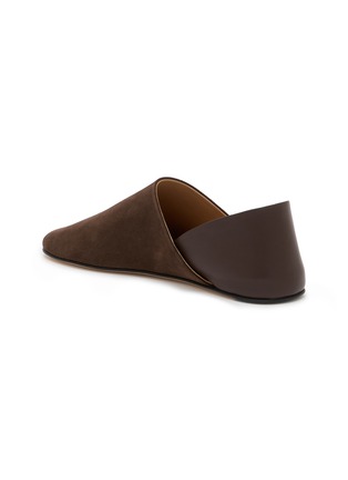  - JW ANDERSON - Babouche Suede Leather Slipper Mules