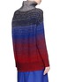 Back View - Click To Enlarge - HELEN LEE - Ombré intarsia knit turtleneck sweater