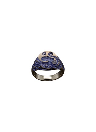 Main View - Click To Enlarge - CASTRO SMITH - Octopus 9K Gold Diamond Ring — US 8