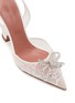 Detail View - Click To Enlarge - AMINA MUADDI - Rosie 95 Lace Slingback Pumps
