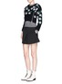 Figure View - Click To Enlarge - HELEN LEE - Sequin floral embellished wool felt sweater