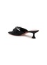  - AMINA MUADDI - Eleonora 45 Satin Slipper Sandals