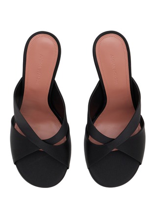 Detail View - Click To Enlarge - AMINA MUADDI - Salma 95 Satin Sandals