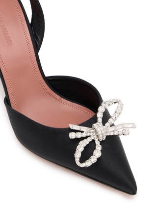 Detail View - Click To Enlarge - AMINA MUADDI - Rosie 70 Satin Slingback Pumps