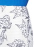 Detail View - Click To Enlarge - HELEN LEE - Floral embroidery mesh pencil skirt