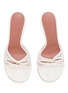 Detail View - Click To Enlarge - AMINA MUADDI - Eleonora 95 Lace Heeled Sandals
