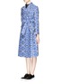 Figure View - Click To Enlarge - HELEN LEE - 'Mythic' cotton-wool blend jacquard maxi coat