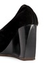Detail View - Click To Enlarge - LANVIN - Suede wedge heel pumps