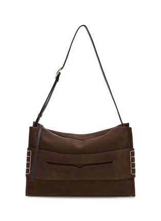 Main View - Click To Enlarge - JW ANDERSON - Loafer Suede Messenger Bag