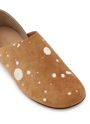 Detail View - Click To Enlarge - JW ANDERSON - Babouche Printed Leather Slipper Mules