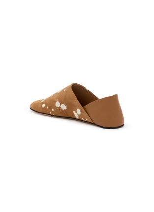  - JW ANDERSON - Babouche Printed Leather Slipper Mules