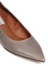 Detail View - Click To Enlarge - LANVIN - Trapezoid heel leather flats
