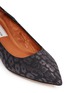 Detail View - Click To Enlarge - LANVIN - Metallic leopard print leather skimmer flats