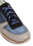 Detail View - Click To Enlarge - LANVIN - Patchwork leather lizard embossed sneakers