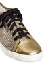 Detail View - Click To Enlarge - LANVIN - Lizard embossed leather sneakers