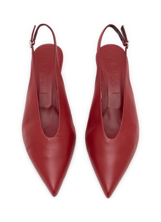 Detail View - Click To Enlarge - AEYDE - Camila Leather Slingback Pumps