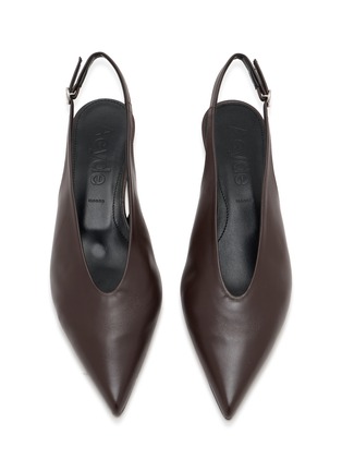 Detail View - Click To Enlarge - AEYDE - Camila Leather Slingback Pumps
