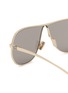 Detail View - Click To Enlarge - MIU MIU - Metal Square Sunglasses