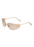 MIU MIU Metal Rectangle Sunglasses