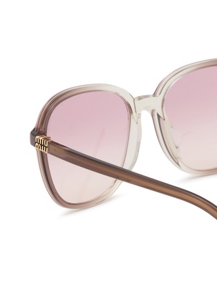 Detail View - Click To Enlarge - MIU MIU - Acetate Square Sunglasses