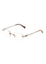 MIU MIU Metal Rectangle Optical Glasses