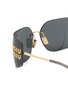 Detail View - Click To Enlarge - MIU MIU - Metal Rectangle Sunglasses