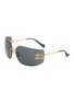MIU MIU Metal Rectangle Sunglasses