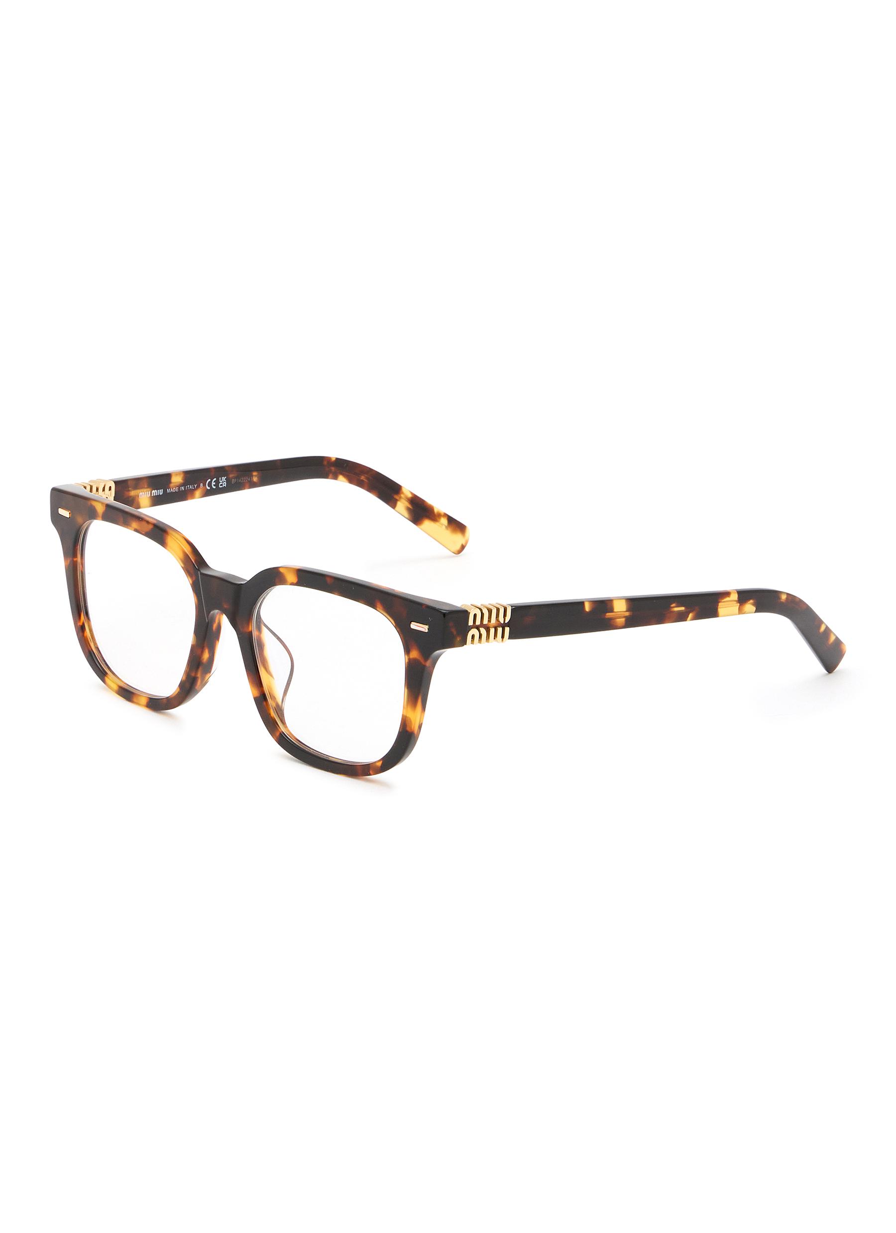 MIU MIU | Acetate Square Optical Glasses | Women | Lane Crawford