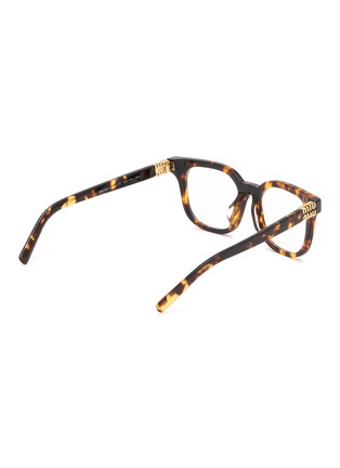 Figure View - Click To Enlarge - MIU MIU - Acetate Square Optical Glasses