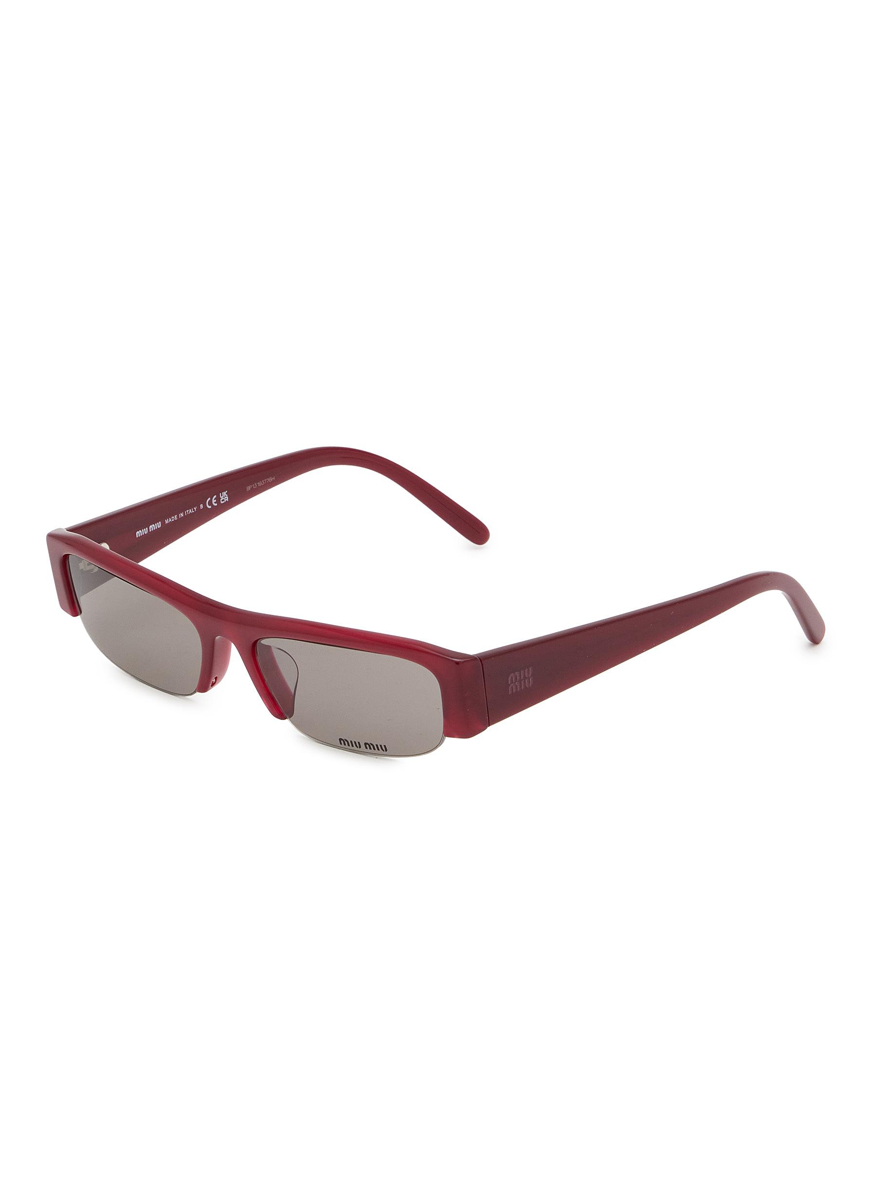 MIU MIU | Acetate Square Sunglasses | Women | Lane Crawford