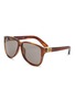 MIU MIU Acetate Aviator Sunglasses