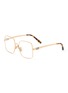 MIU MIU Metal Square Opical Glasses