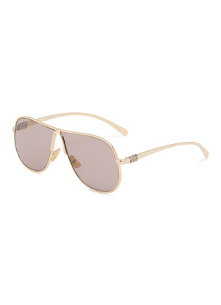 Main View - Click To Enlarge - MIU MIU - Metal Aviator Sunglasses