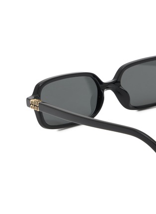 Detail View - Click To Enlarge - MIU MIU - Acetate Rectangle Sunglasses