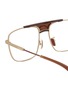 Detail View - Click To Enlarge - MONCLER - Metal Pilot Optical Glasses