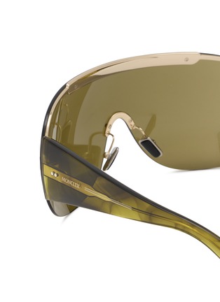 Detail View - Click To Enlarge - MONCLER - Metal Acetate Pilot Sunglasses