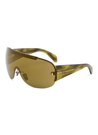 Main View - Click To Enlarge - MONCLER - Metal Acetate Pilot Sunglasses