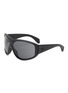 MONCLER Injected Frame Mask Sunglasses